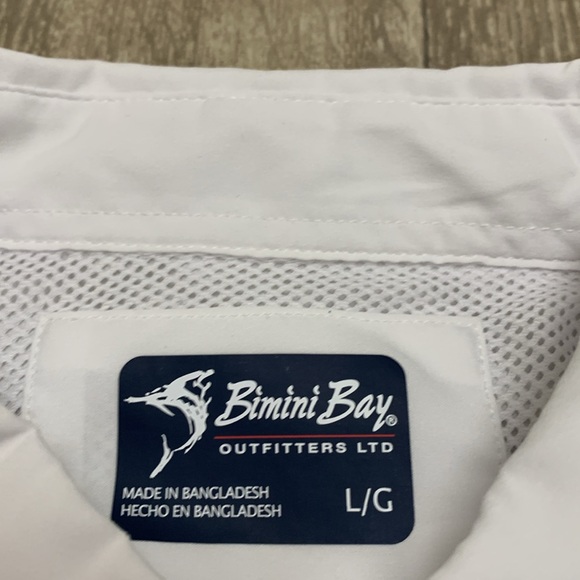Mens Bimini Bay Outfitters Fishing Performance Button Down Short Sleeve‎ Shirt - Picture 3 of 8
